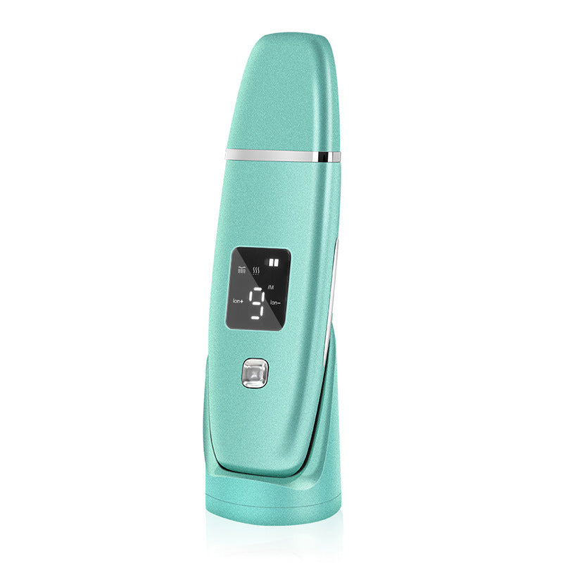 Ultrasonic Vibration Blackhead Remover Deep Cleansing Face Scrubber Pore Cleaner Lifting Machine Facial Led Peeling Shovel CJdropshipping