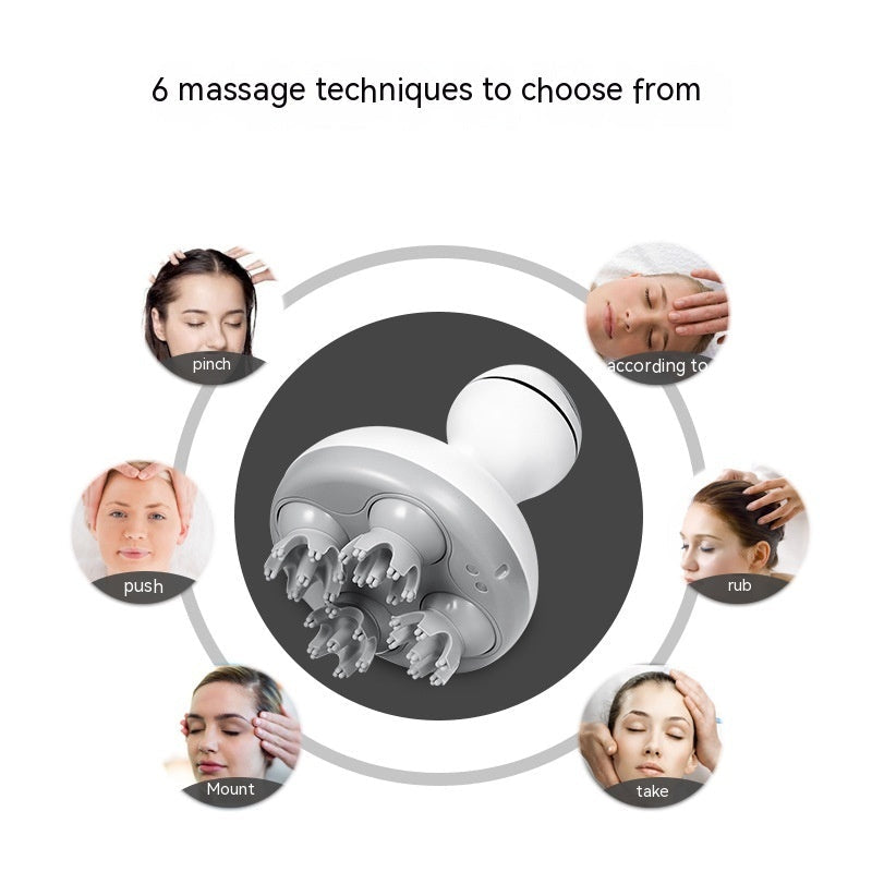 electric head massager Physiotherapy Soft Silicone Claw Waterproof CJdropshipping