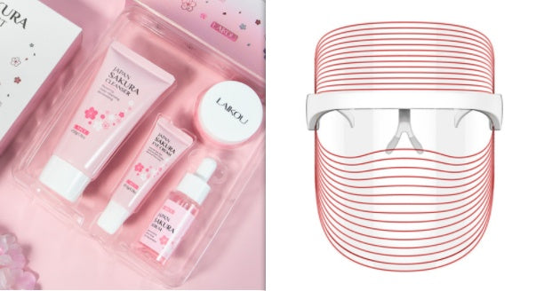 7 Color LED Mask Red Light Therapy Skin Rejuvenation Massager Beauty Home Skin Face Whitening Anti Aging SPA Device CJdropshipping