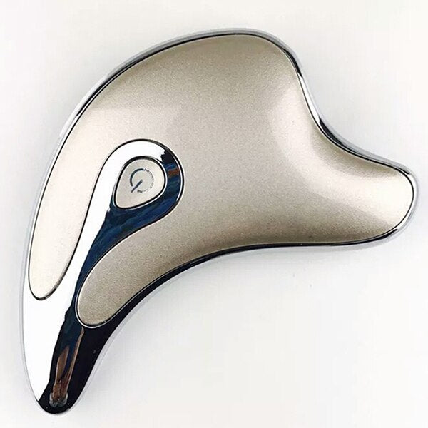 Gua Sha Scraper Facial Massager Face Lifting Slimming LED Light Microcurrent Skin Rejuvenation Electric Body Gouache Massage CJdropshipping