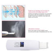 Ultrasonic Skin Scrubber Face Cleanser Blackhead Acne Removal Facial Spa Vibration Massager Ultrasound Peeling Clean Machine 394 CJdropshipping
