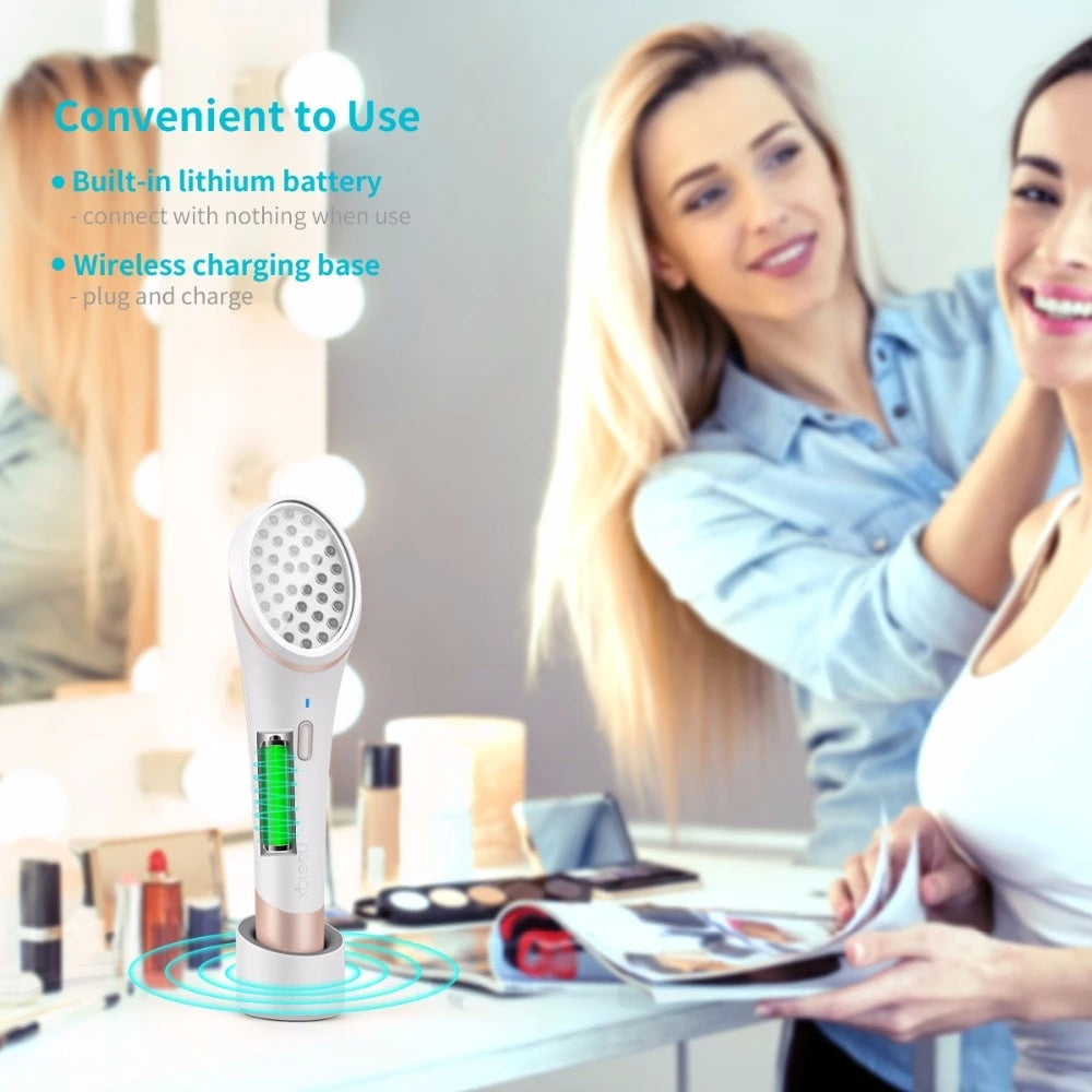 Acne Light Therapy Xpreen Wireless Rechargeable Light Acne Treatment Device Acne Clearing Eraser with Blue Light and Red Light CJdropshipping