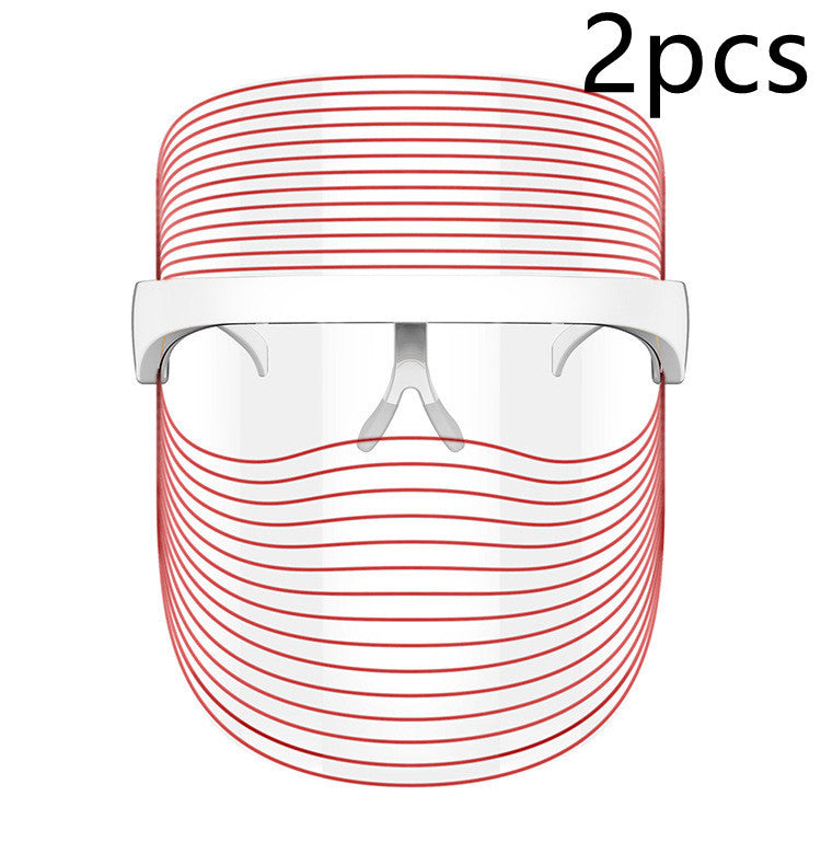 7 Color LED Mask Red Light Therapy Skin Rejuvenation Massager Beauty Home Skin Face Whitening Anti Aging SPA Device CJdropshipping
