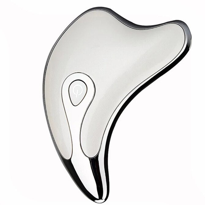 Gua Sha Scraper Facial Massager Face Lifting Slimming LED Light Microcurrent Skin Rejuvenation Electric Body Gouache Massage CJdropshipping