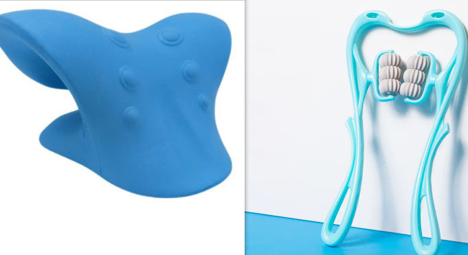 Multifunctional Manual Six-wheel Neck Massager Massage Relieve Roller Massage Tool CJdropshipping