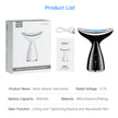 EMS Microcurrent Neck Face Beauty Device With 3 Colors LED Photon Therapy Skin Tighten Reduce Double Chin Face Lifting Devices CJdropshipping