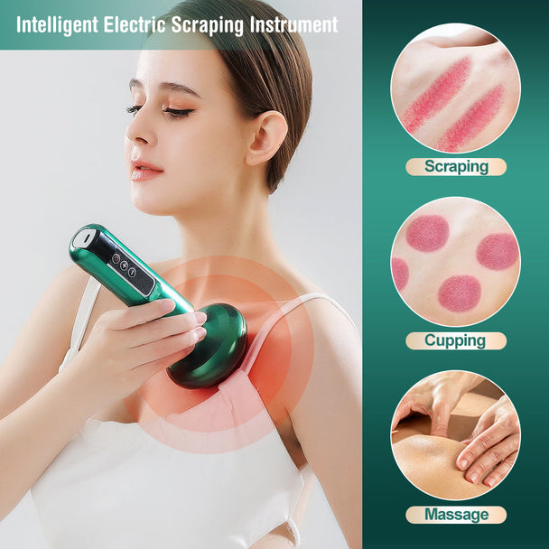 Electric Vacuum Cupping Massager For Body Anti-Cellulite Suction Cup Gua Sha Massage Body Cups Guasha Fat Burning Slimming Jars CJdropshipping