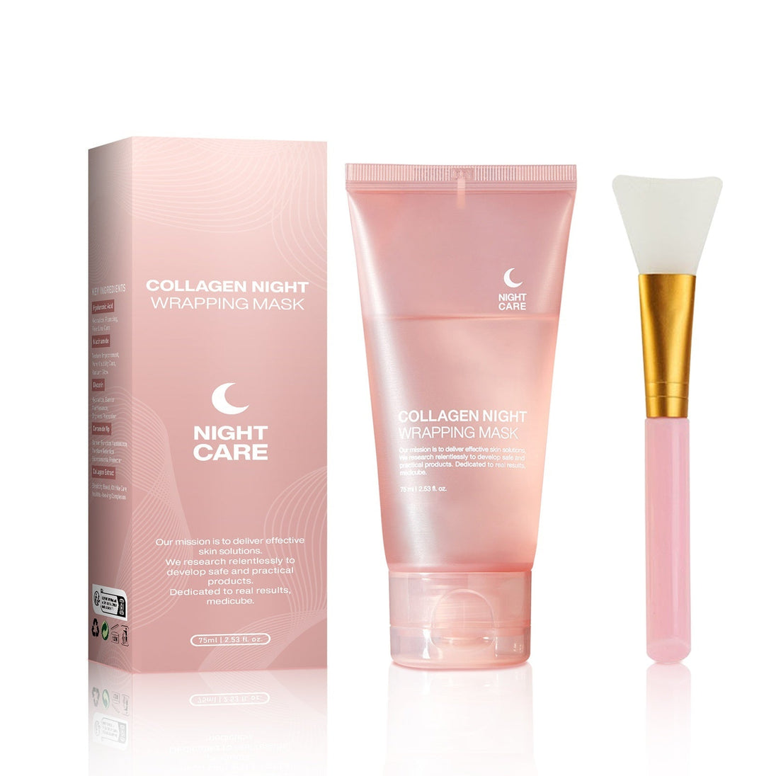 Face Night Mask Collagen Wrapping Mask Natural Ingredients Firming Elasticity & Hydration Anti-wrinkle For Skin Care CJdropshipping