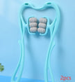 Multifunctional Manual Six-wheel Neck Massager Massage Relieve Roller Massage Tool CJdropshipping